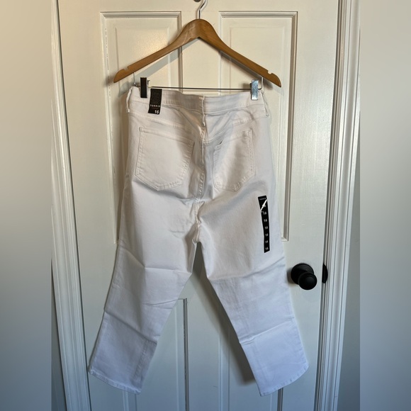 NWT Torrid Sky High Skinny Crop Jeans in White - Picture 7 of 9